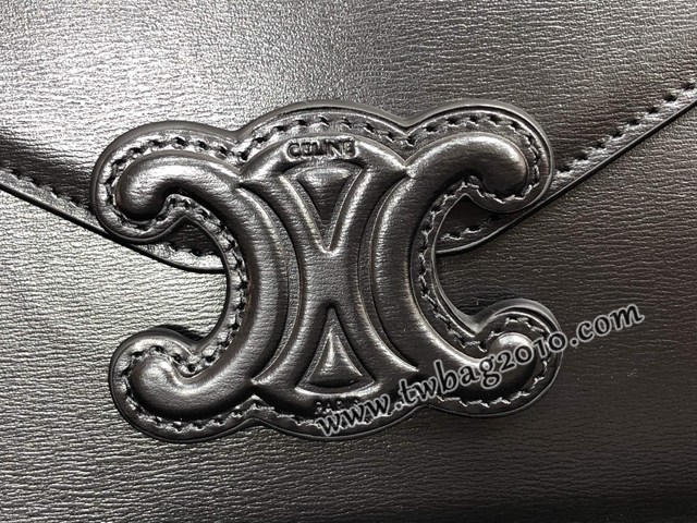 Celine專櫃2023新款CUIR TRIOMPHE斜挎女包 賽琳新品WOC鏈條皮革信封包 10J733 sldj2284